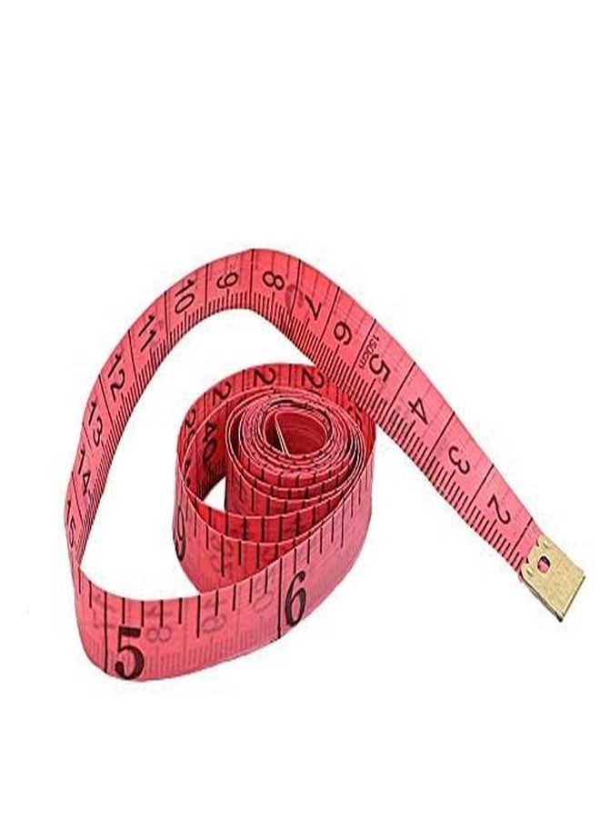 Eclet Durable Soft Sewing Tailor Tape Body Measuring Dress-Making Measure Ruler, 1.50 Meter, 150 cm, Multicolour(A) - Image 1